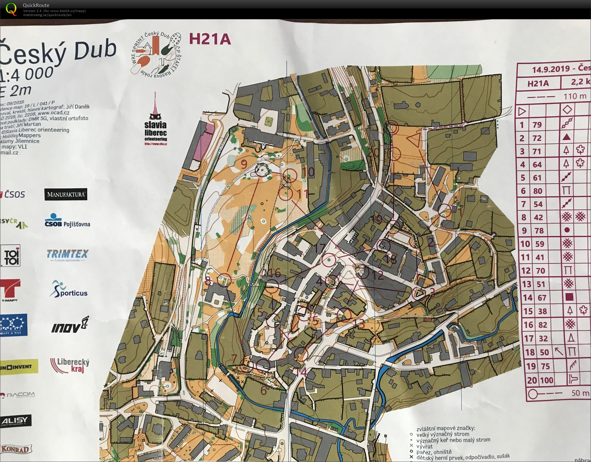 Český pohár - Český Dub - H21A (14.09.2019)