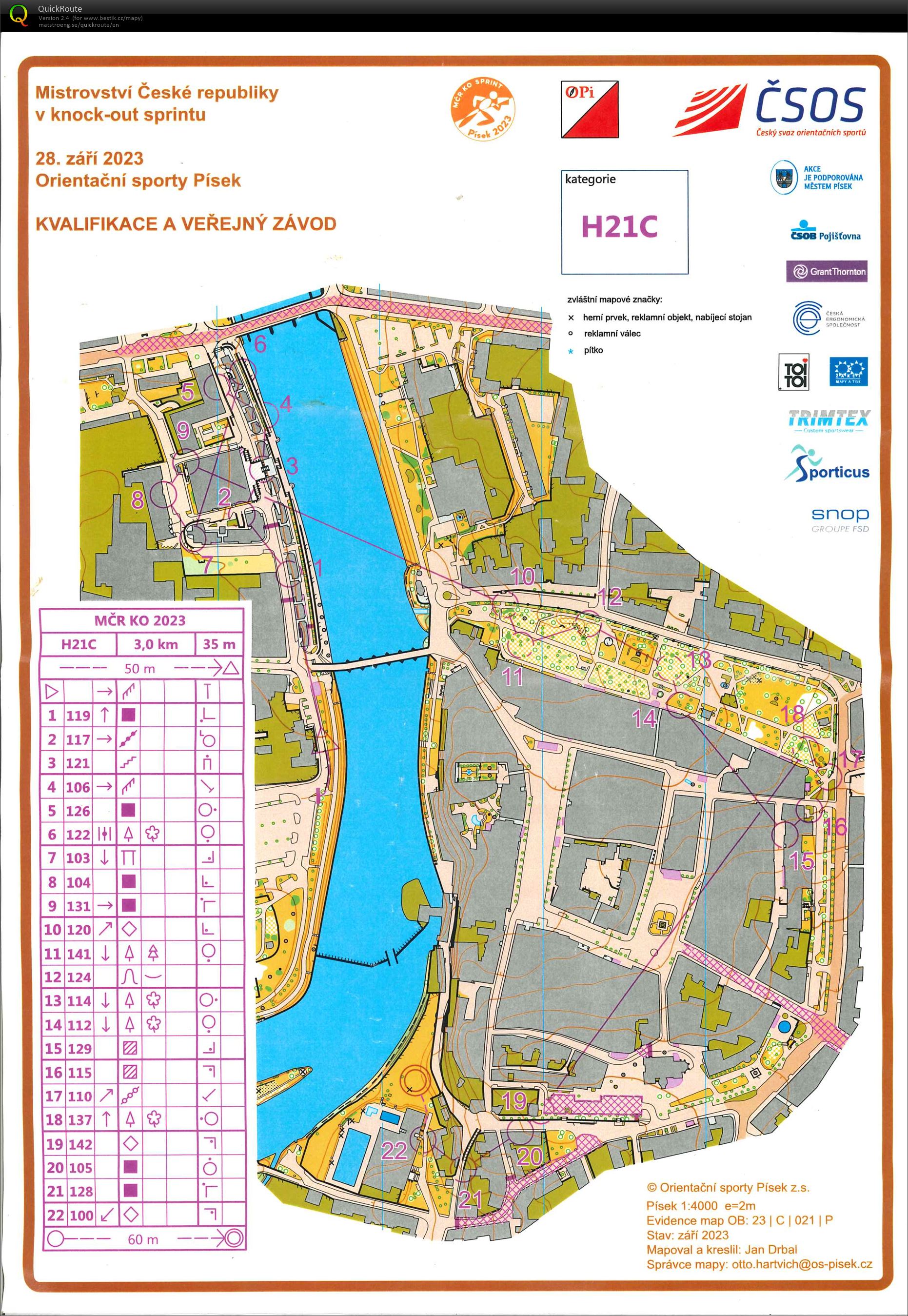 MČR KO sprint 2023 - kvalifikace (28.09.2023)