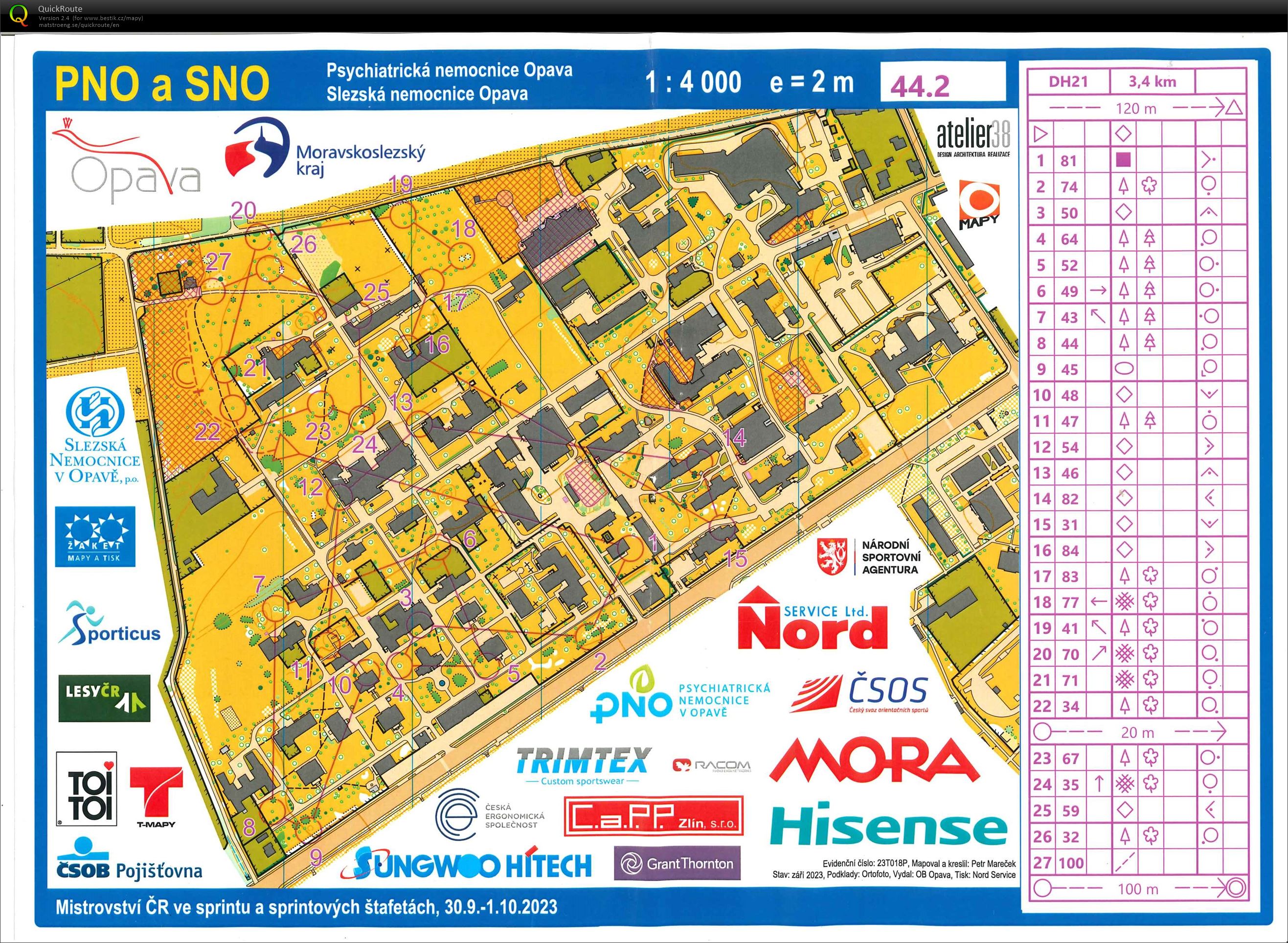 MČR sprintových štafet 2023 (01.10.2023)