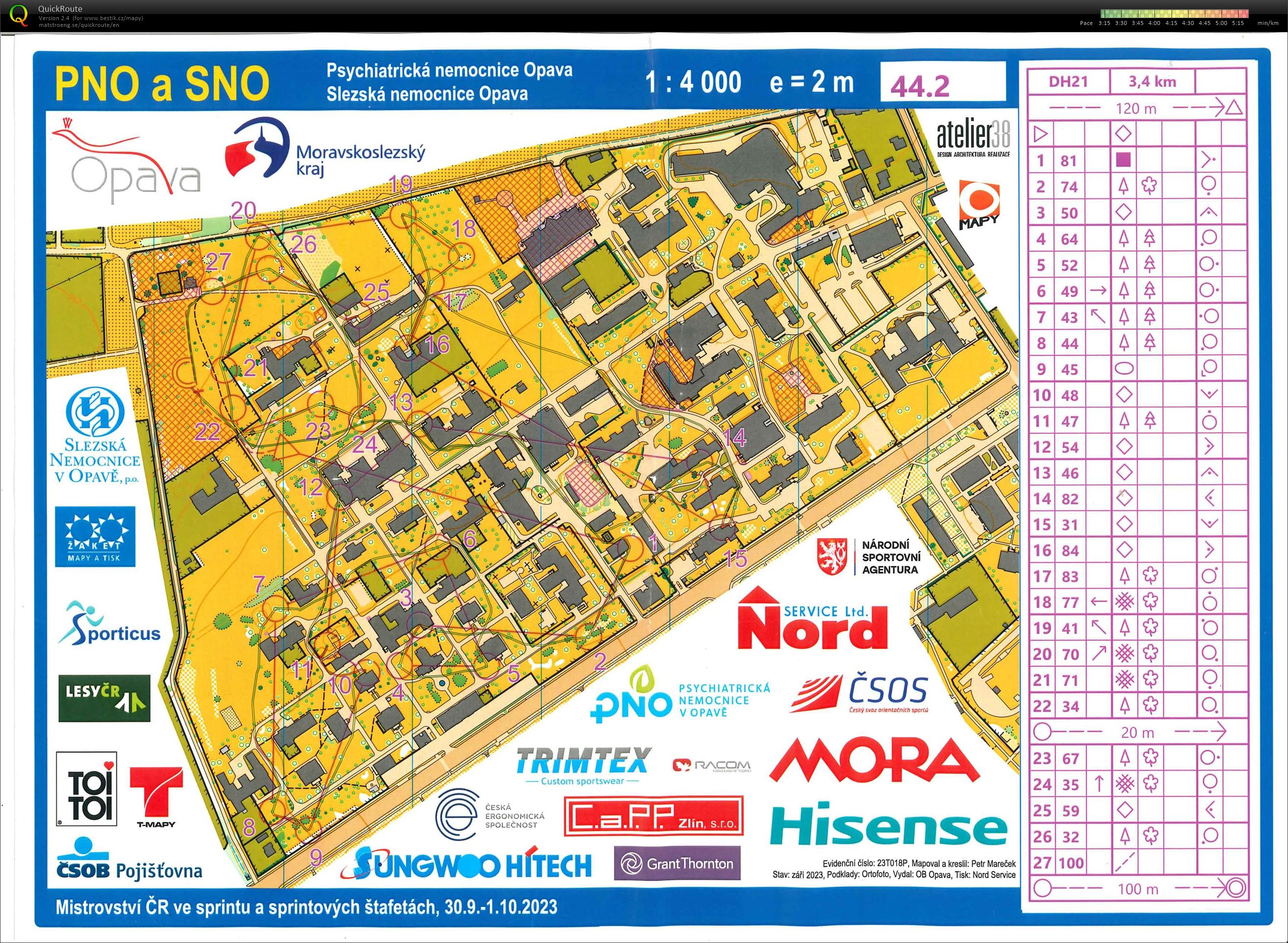 MČR sprintových štafet 2023 (01.10.2023)