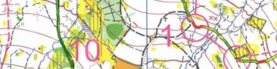 Výběhy s mapou na Vánočním soustředění ve Skleném