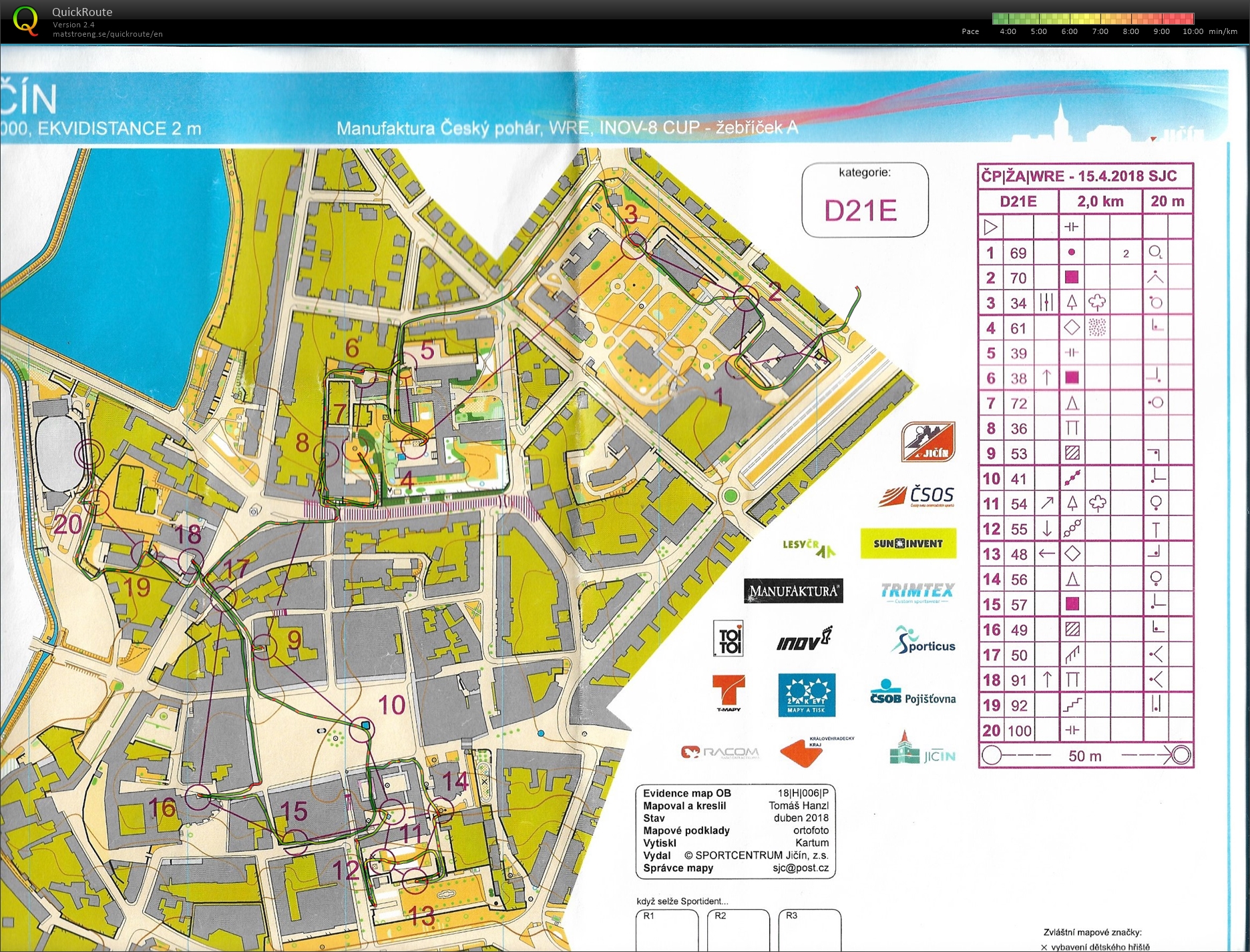 WRE sprint Jičín (15.04.2018)